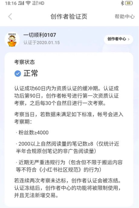 小红书创作者第一次考察你过了吗？