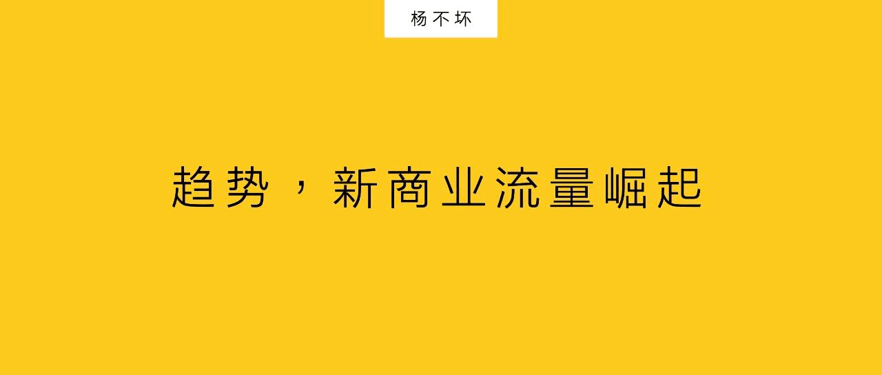 杨不坏：趋势，新商业流量崛起