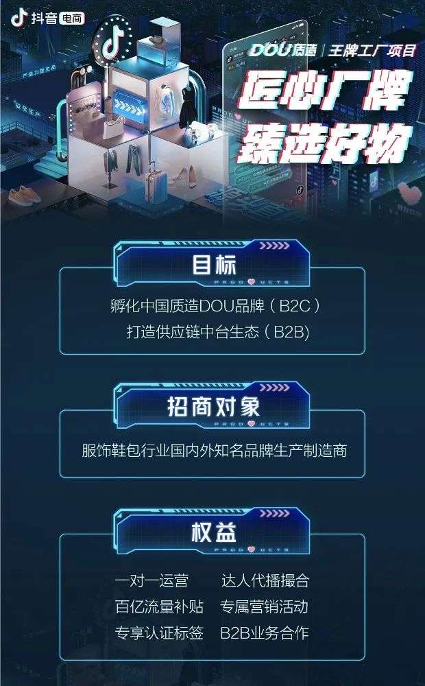 抖音电商「王牌工厂」项目发布，会是精选电商赛道的下一个黎明吗