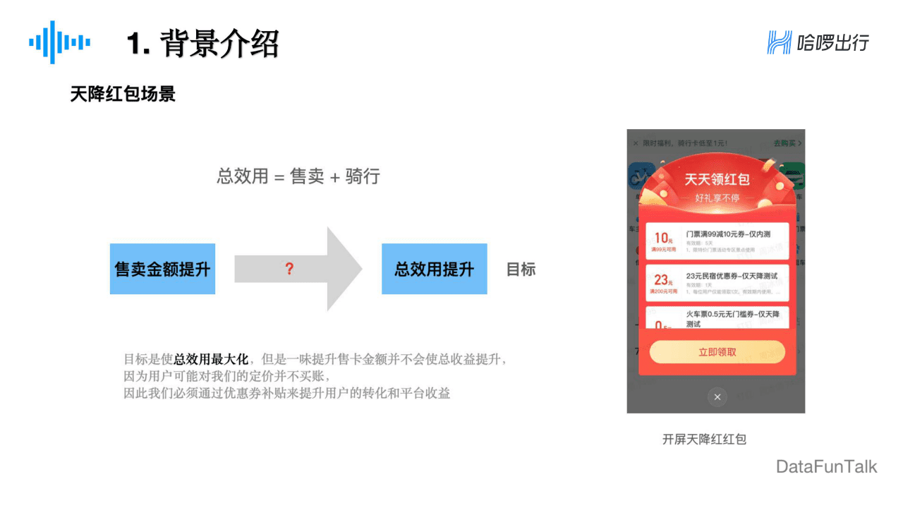 董彦燊：因果推断在哈啰出行的实践探索｜DataFunTalk