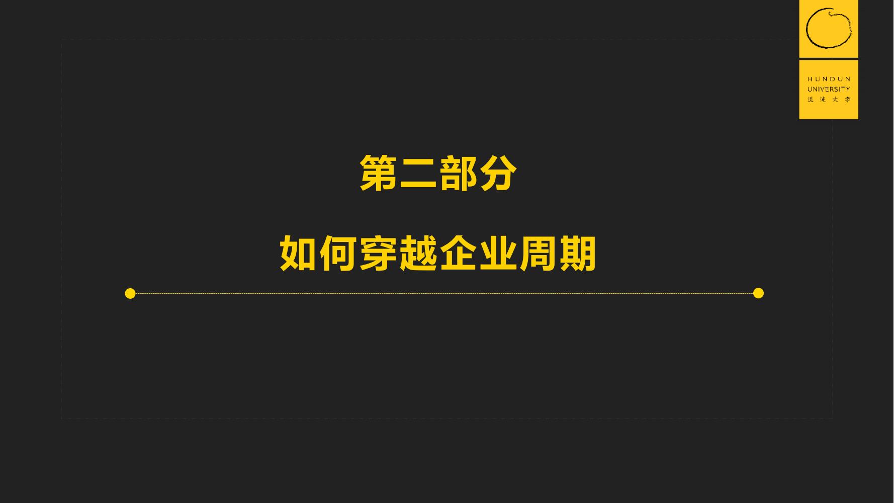 复旦国际董事长郭广昌混沌大学课件：穿越企业周期，重启增长引擎