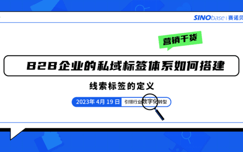 B2B企业的私域标签体系如何搭建：线索标签的定义