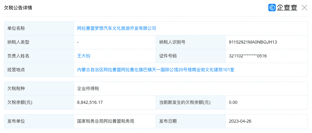 文旅野望“葬身”阿拉善沙漠，顾地科技超12亿元押注终狼狈退场