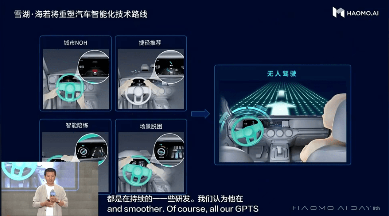 毫末智行发布业内首个自动驾驶生成式大模型DriveGPT雪湖·海若，推进“重感知轻地图”商业化落地