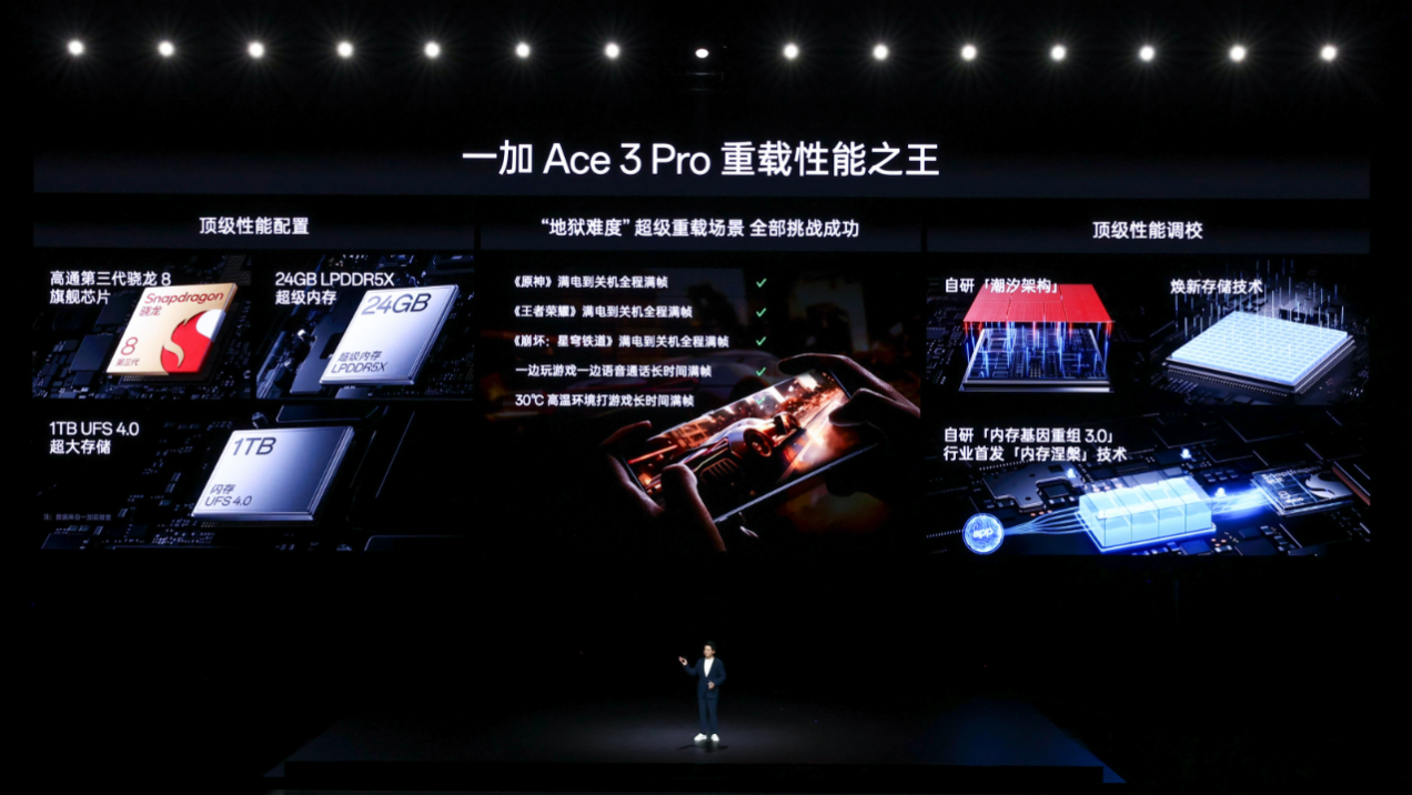 年度性能巅峰大作一加 Ace 3 Pro 正式发布 售价 3199 元起